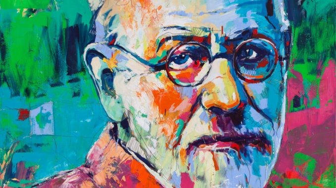 Sigmund Freud, 190x210 cm, Acrylic On Canvas, 2015-01, Voka