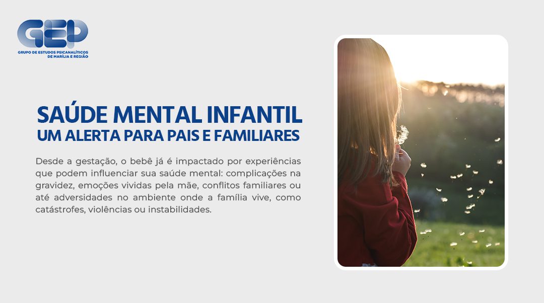 Saúde mental infantil: um alerta para pais e familiares
